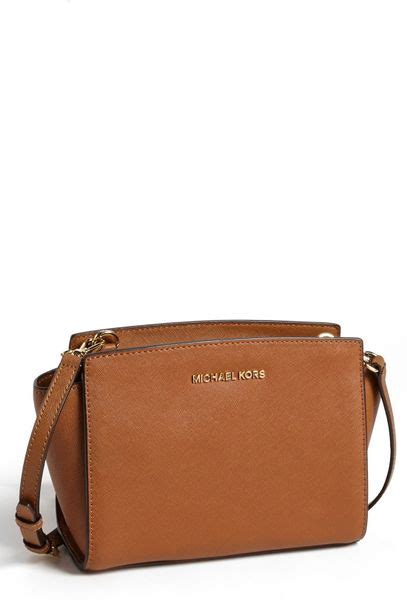 michael kors selma saffiano leather crossbody|Selma Medium Saffiano Leather Crossbody Bag .